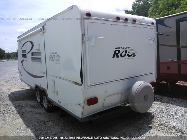 4X4TRLY2X6D090442 - 2006 FOREST RIVER CAMPER  Ақ фото 3