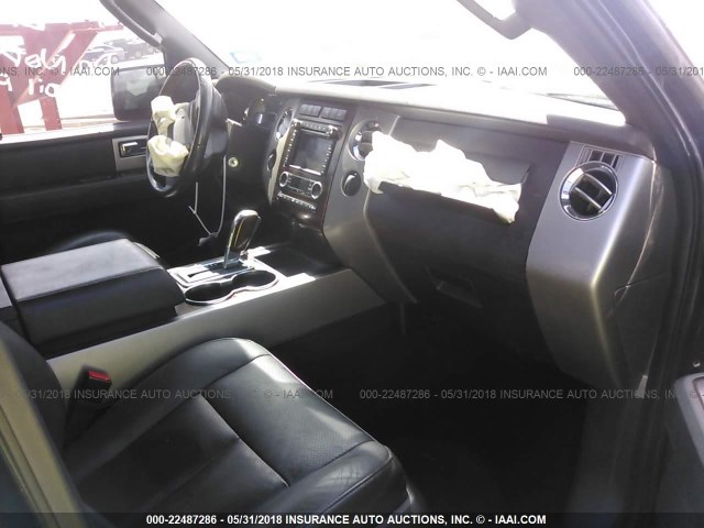 1FMJU2A50AEA34129 - 2010 FORD EXPEDITION LIMITED BLACK photo 5