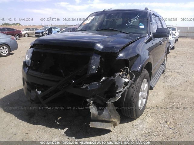 1FMJU2A50AEA34129 - 2010 FORD EXPEDITION LIMITED BLACK photo 6