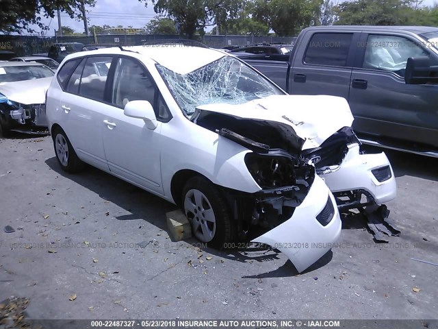 KNAFG528897252151 - 2009 KIA RONDO LX/EX WHITE photo 1