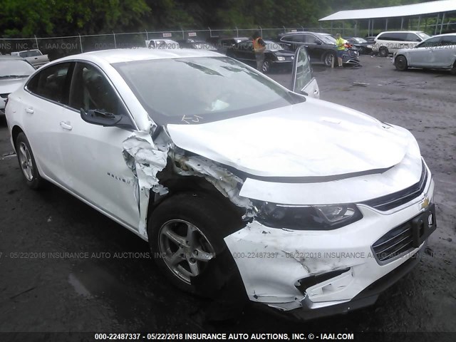 1G1ZB5ST1GF279271 - 2016 CHEVROLET MALIBU LS WHITE photo 6