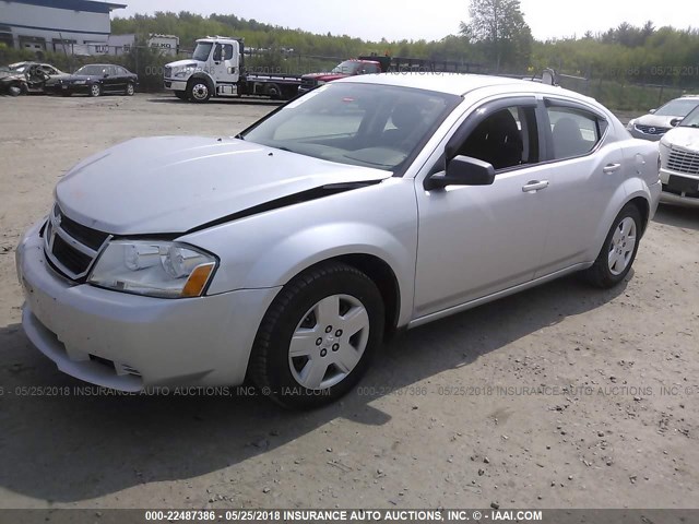 1B3LC46BX9N563739 - 2009 DODGE AVENGER SE/SXT SILVER photo 2