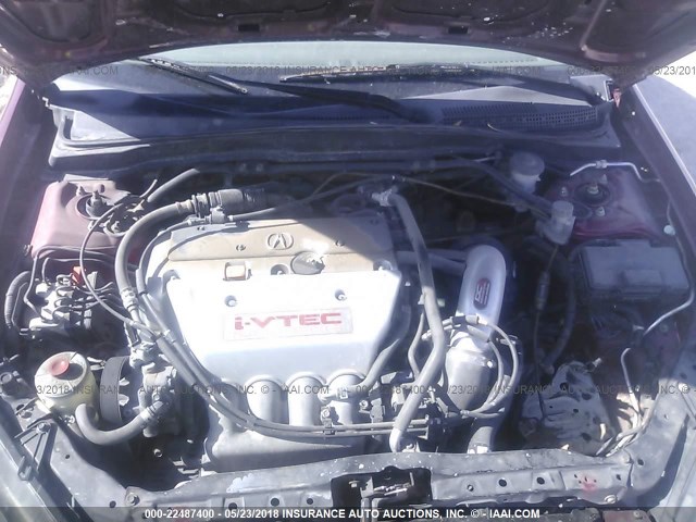 JH4DC53022C034457 - 2002 ACURA RSX TYPE-S RED photo 10