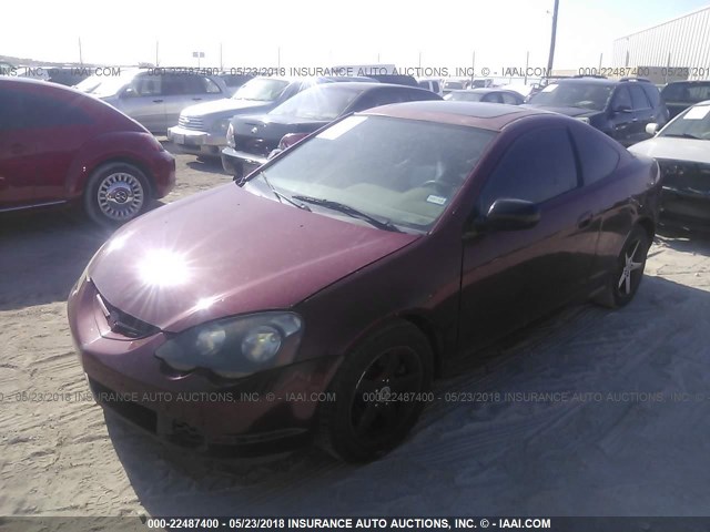 JH4DC53022C034457 - 2002 ACURA RSX TYPE-S RED photo 2