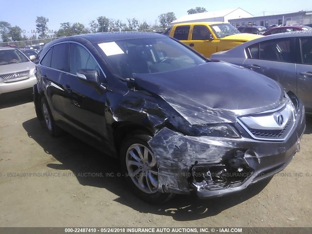 5J8TB4H57GL017046 - 2016 ACURA RDX TECHNOLOGY GRAY photo 1