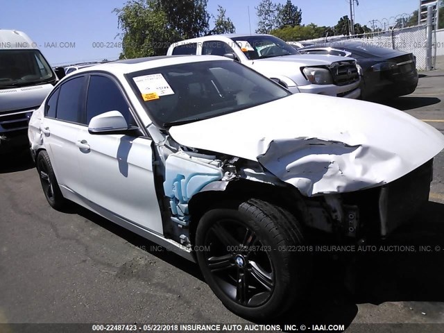 WBA3D5C59EKX98030 - 2014 BMW 328 D/XDRIVE WHITE photo 1