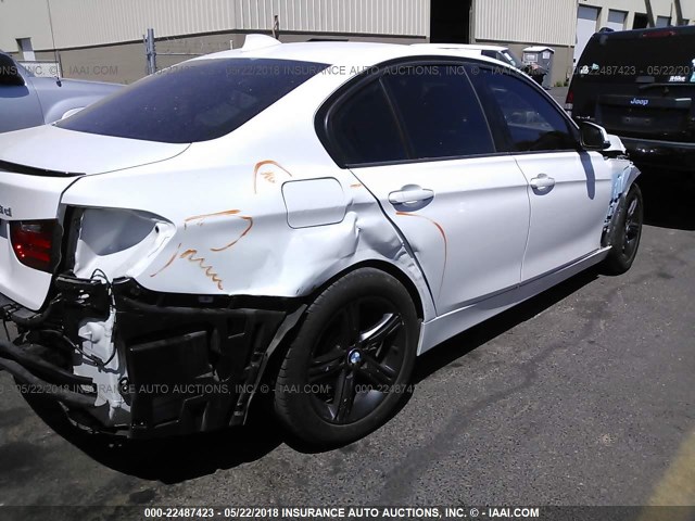 WBA3D5C59EKX98030 - 2014 BMW 328 D/XDRIVE WHITE photo 4