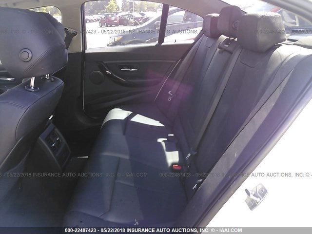 WBA3D5C59EKX98030 - 2014 BMW 328 D/XDRIVE WHITE photo 8