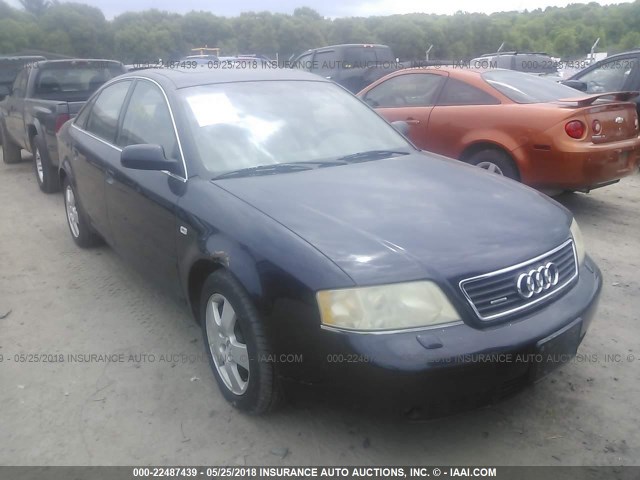 WAUED64B01N122819 - 2001 AUDI A6 2.7T QUATTRO BLUE photo 1