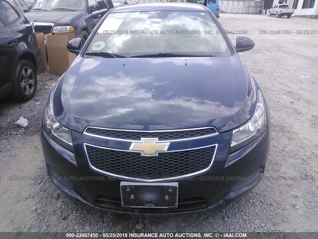 1G1PC5SB4E7326716 - 2014 CHEVROLET CRUZE LT BLUE photo 6