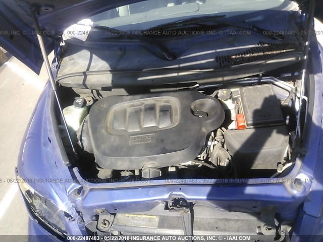 3GNDA13DX6S512456 - 2006 CHEVROLET HHR LS BLUE photo 10