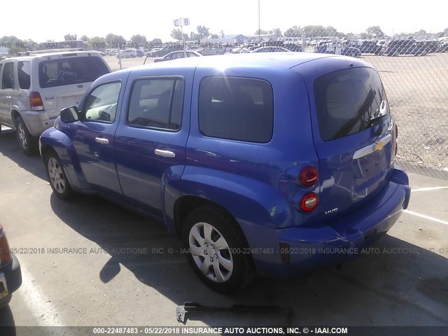 3GNDA13DX6S512456 - 2006 CHEVROLET HHR LS BLUE photo 3