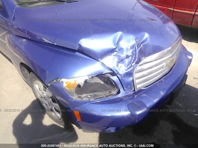 3GNDA13DX6S512456 - 2006 CHEVROLET HHR LS BLUE photo 6