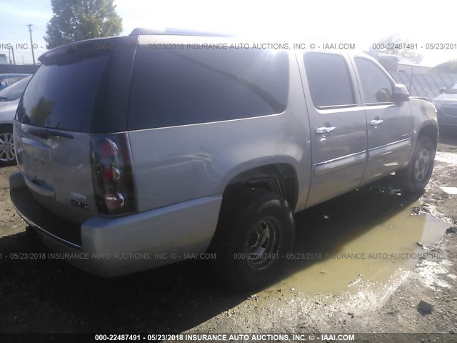 1GKFK66838J138095 - 2008 GMC YUKON XL DENALI GRAY photo 4