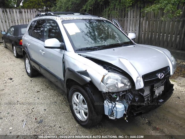 KM8JN12D77U505530 - 2007 HYUNDAI TUCSON SE/LIMITED SILVER photo 1