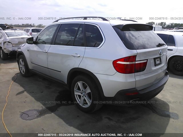 5UXFE83579L171663 - 2009 BMW X5 XDRIVE48I SILVER photo 3