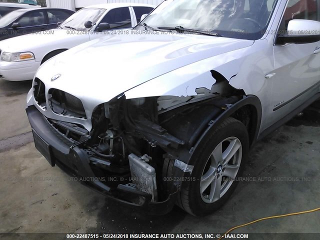 5UXFE83579L171663 - 2009 BMW X5 XDRIVE48I SILVER photo 6