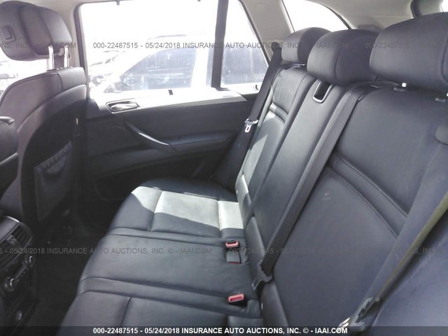 5UXFE83579L171663 - 2009 BMW X5 XDRIVE48I SILVER photo 8