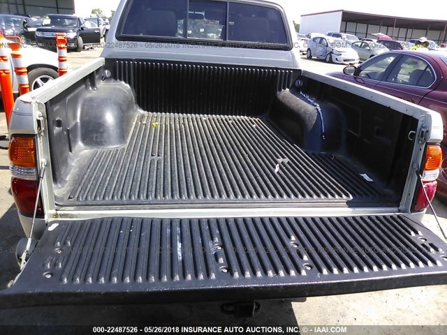 5TEHN72N74Z369675 - 2004 TOYOTA TACOMA DOUBLE CAB ვერცხლისფერი ფოტო 8