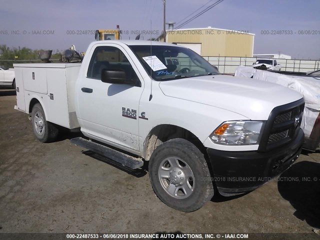 3C6MR5AL0FG576048 - 2015 RAM 2500 ST WHITE photo 1