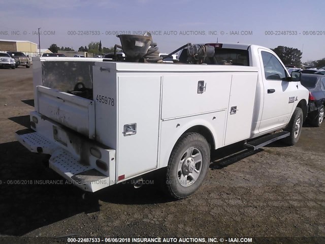 3C6MR5AL0FG576048 - 2015 RAM 2500 ST WHITE photo 4