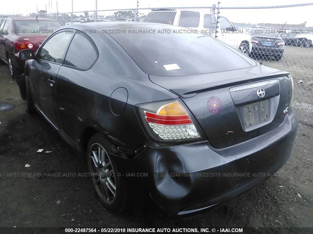 JTKDE177070184192 - 2007 TOYOTA SCION TC 灰色 照片 3