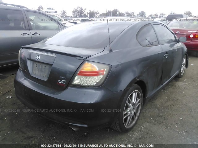 JTKDE177070184192 - 2007 TOYOTA SCION TC 灰色 照片 4