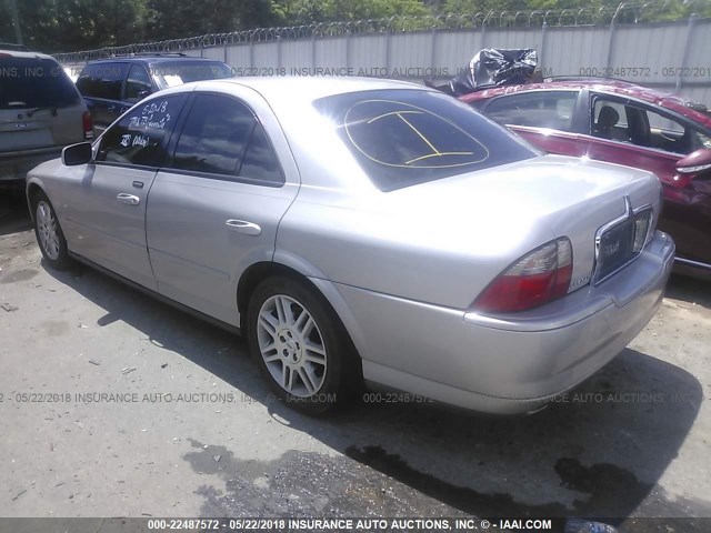1LNHM87A83Y646649 - 2003 LINCOLN LS Gümüş foto 3