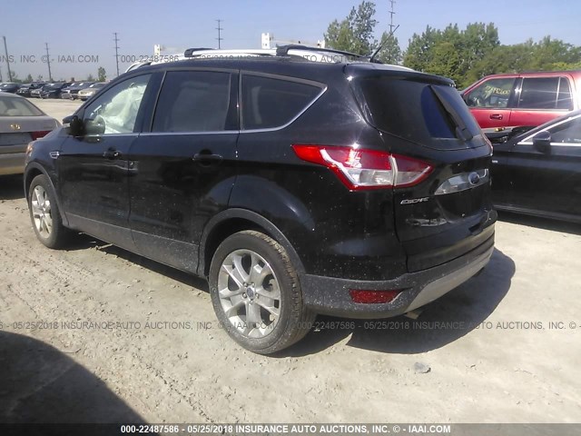 1FMCU0JX8GUB97883 - 2016 FORD ESCAPE TITANIUM BLACK photo 3