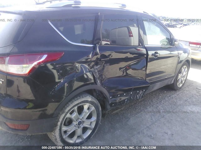 1FMCU0JX8GUB97883 - 2016 FORD ESCAPE TITANIUM BLACK photo 6