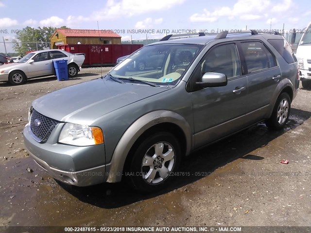 1FMZK05126GA02704 - 2006 FORD FREESTYLE SEL GREEN photo 2