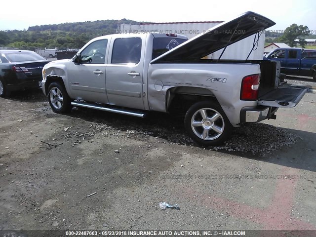 3GCEK13Y17G544228 - 2007 CHEVROLET SILVERADO K1500 CREW CAB TAN photo 3