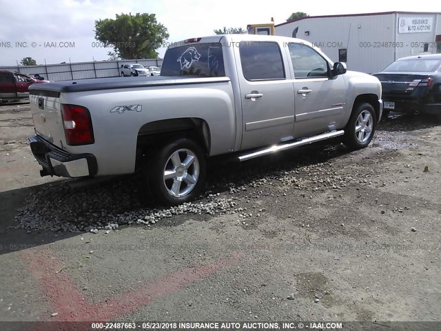 3GCEK13Y17G544228 - 2007 CHEVROLET SILVERADO K1500 CREW CAB TAN photo 4