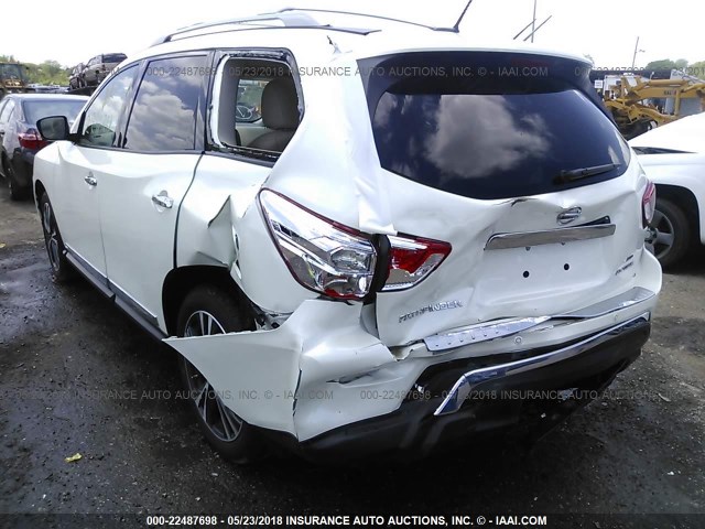 5N1DR2MM5HC635558 - 2017 NISSAN PATHFINDER S/SV/SL/PLATINUM 白色 照片 6