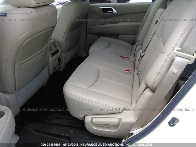5N1DR2MM5HC635558 - 2017 NISSAN PATHFINDER S/SV/SL/PLATINUM 白色 照片 8