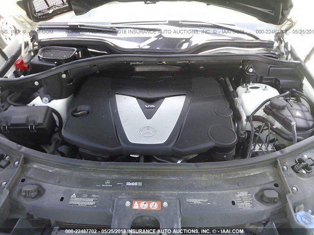 4JGBB22E58A304935 - 2008 MERCEDES-BENZ ML 320 CDI WHITE photo 10