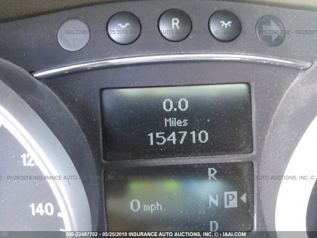 4JGBB22E58A304935 - 2008 MERCEDES-BENZ ML 320 CDI WHITE photo 7