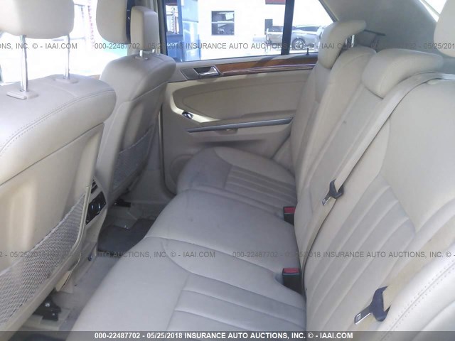 4JGBB22E58A304935 - 2008 MERCEDES-BENZ ML 320 CDI WHITE photo 8