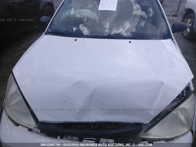 1FAFP34P21W213423 - 2001 FORD FOCUS SE/SE COMFORT WHITE photo 10