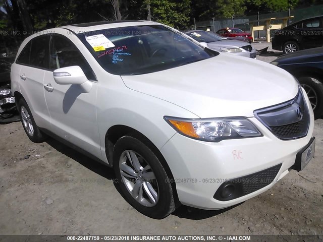 5J8TB4H36FL023577 - 2015 ACURA RDX WHITE photo 1