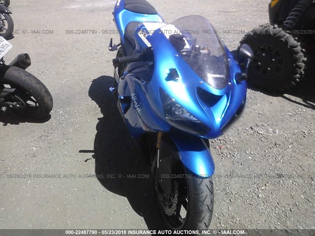 JKBZXJC105A013433 - 2005 KAWASAKI ZX636 C1 BLUE photo 5