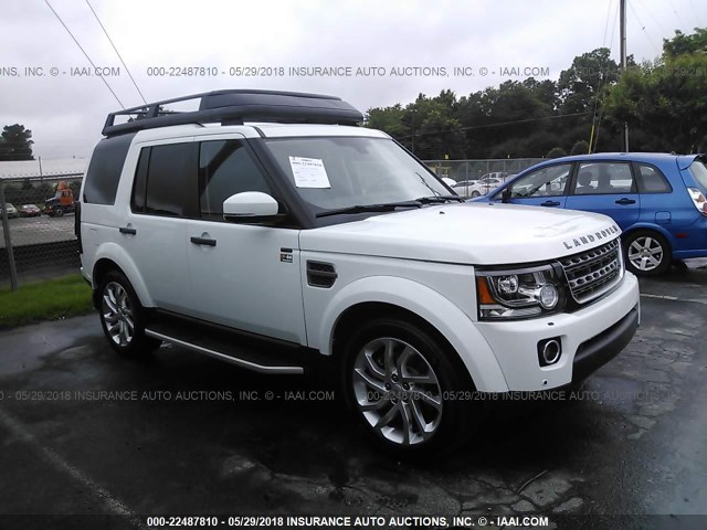 SALAG2V6XGA823024 - 2016 LAND ROVER LR4 HSE WHITE photo 1