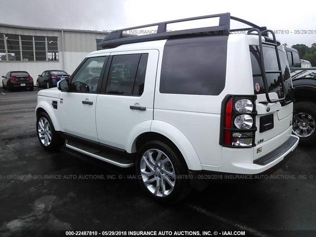 SALAG2V6XGA823024 - 2016 LAND ROVER LR4 HSE WHITE photo 3