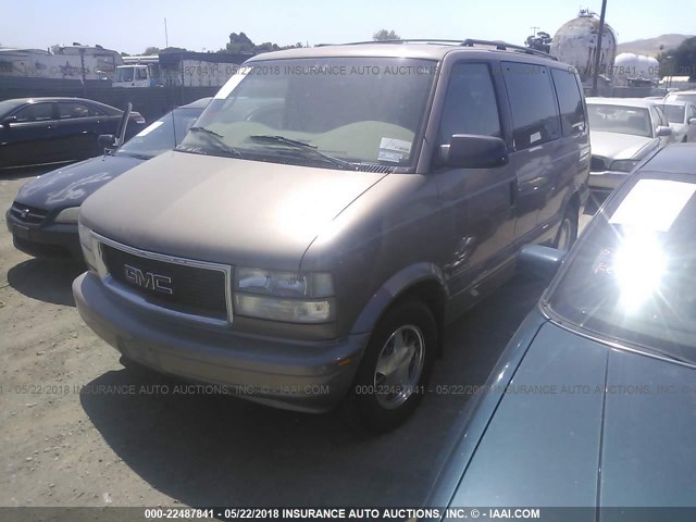 1GKDM19W8VB541588 - 1997 GMC SAFARI XT BROWN photo 2