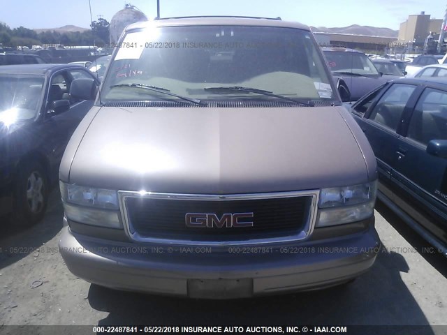 1GKDM19W8VB541588 - 1997 GMC SAFARI XT BROWN photo 6