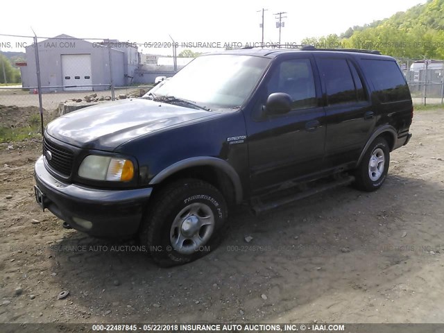 1FMPU16L5YLA32359 - 2000 FORD EXPEDITION XLT BLUE photo 2