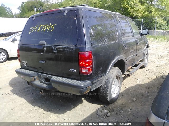 1FMPU16L5YLA32359 - 2000 FORD EXPEDITION XLT BLUE photo 4