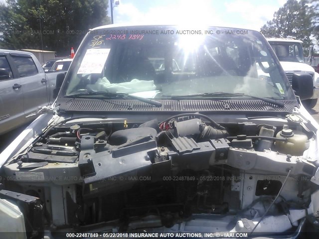 1FBNE31L57DB06016 - 2007 FORD ECONOLINE E350 SUPER DUTY WAGON WHITE photo 10