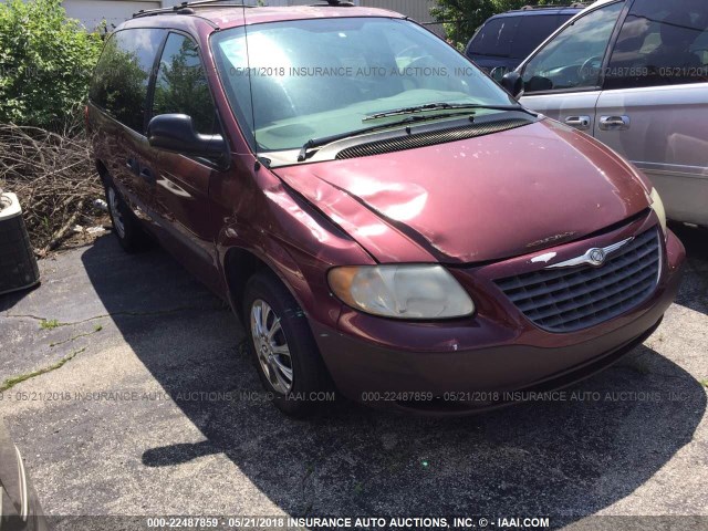 1C4GJ25362B661663 - 2002 CHRYSLER VOYAGER MAROON photo 1