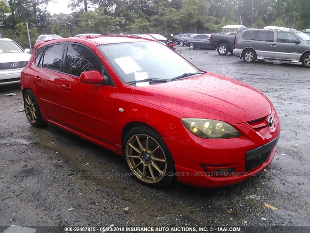 JM1BK34L491233959 - 2009 MAZDA SPEED 3 RED photo 1